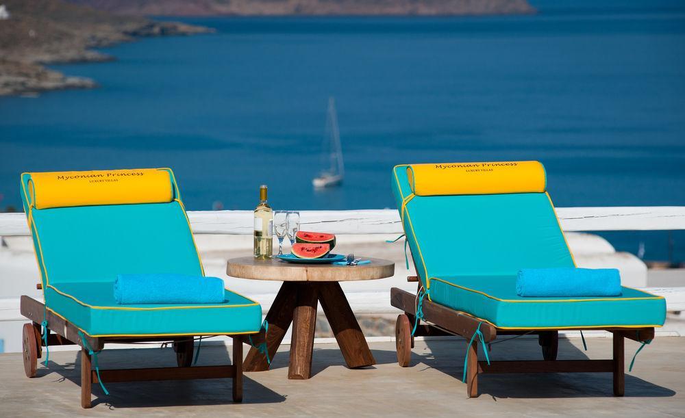 Myconian Princess Luxury Villas Kalafatis Luaran gambar